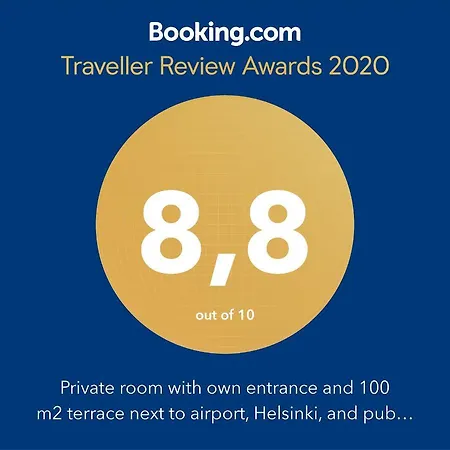Private With Own Entrance And 100 M2 Terrace Next To Airport, Helsinki, And Public Transportation * Vantaa